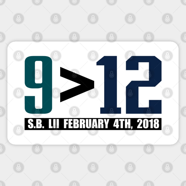 Foles Greater Than Brady Sticker by StadiumSquad